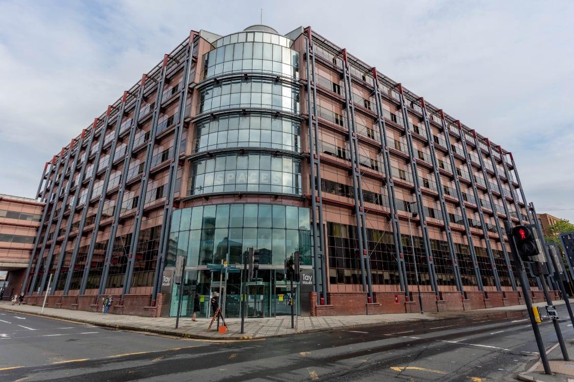 Tay House at 300 Bath Street — our Glasgow home at Charing Cross.